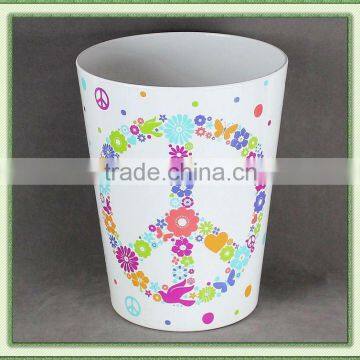 Nice colorful melamine garbage can