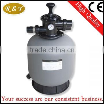 Top mount swimming pool quartz sand filter