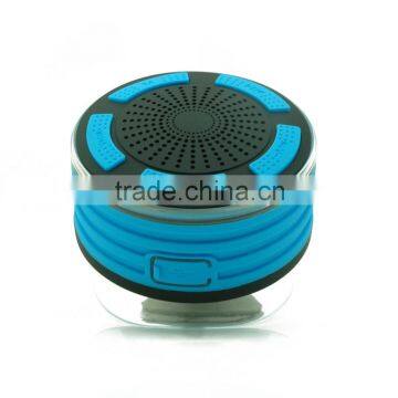 new products 2016 wireless waterproof speaker levitating shower speaker with LED light