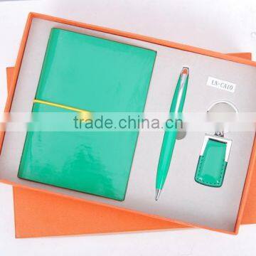 2014 new assembly notebook and pen gift set for girls