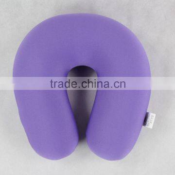 Total Solid Color Horse Shaped Neck Pillow,with Microbeads Filling photo-3