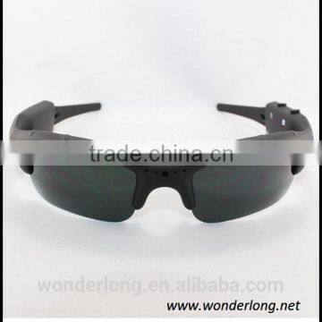 Wholesale high quality hd dvr mini camera sunglass , portable sunglass glasses with camera mounted