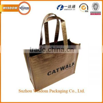 Recycled fashion metal lamination PP woven bag