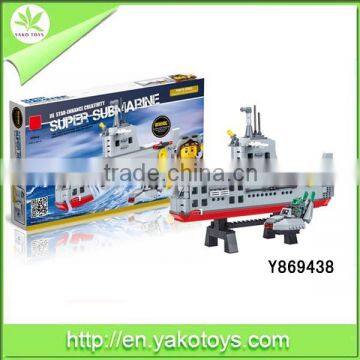 Kid educational toy,Diving battle ship blocks,building block toy 459pcs