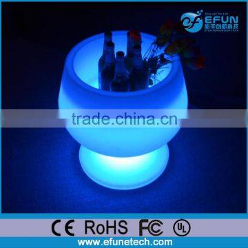 led ice bucket party cooler,led cup wine bottle holder,led illuminated cooler