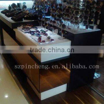 glass shop counter and optional display showcase for sunglasses furniture display