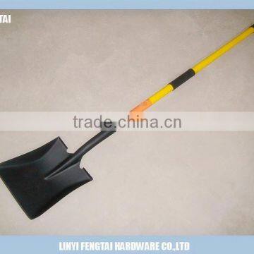 S519 Square Long Fiberglass Handle Farm Shovel