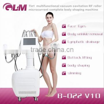 Vacuumm Cavitation system beauty equipment with BIO+40k cavitation+V10+laser+rf infrared