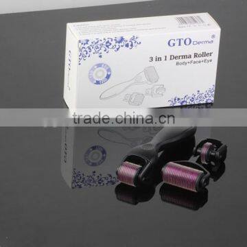 2.0mm Derma Rolling System Type And CE Microneedling Dermaroller Certification 3 In 1 Derma Roller 0.25mm photo-2