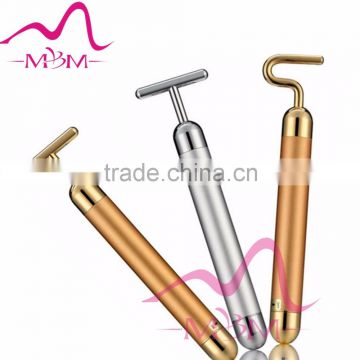 electric face-lift rod face massage device emperorship face-lift tools 24k gold beauty bar