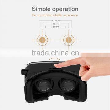 3D VR Virtual Reality Headset for Movie/Game,Virtual Video Glasses With Adjustable Lens and Strap for IPhone 6 Plus/6 photo-4