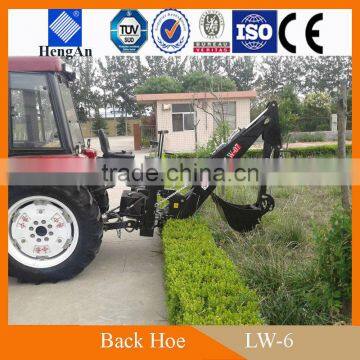 garden tractor backhoe