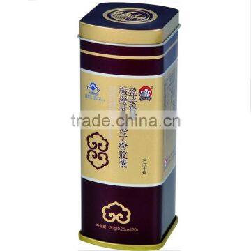 high quality tea tin box ,tea tin can for wholesale