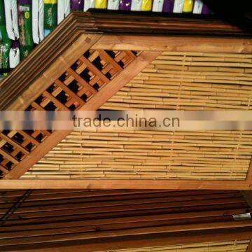Japanese Style Wood Frame Fence Fencing Screen