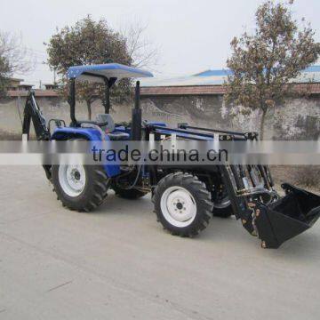 LZ404/LZ454/LZ505 compact farm tractor with Front end loader & Backhoe