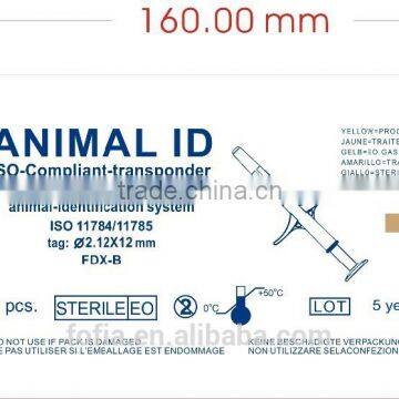 ZS006 Animal id Transponder for Dogs and Cats