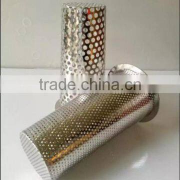 YS Stainless Steel Perforated Filter Mesh Tube/perforated Sylinder Strainer/perforated Pipe Strainer photo-5