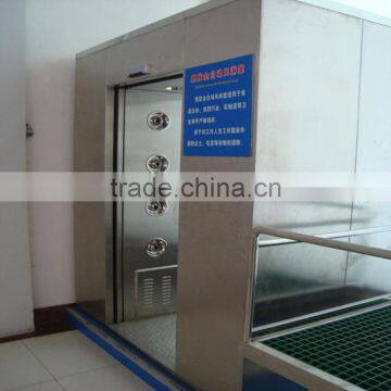 Air shower for food processing factory