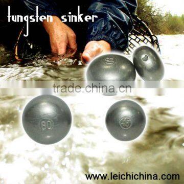 Round fishing tungsten sinkers