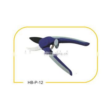 7" fiber glass handle with plastic safty lock gardening pruning shears