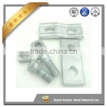 Hot Sale Hot Rolled Steel Straight and Angle Galvanized Guy Suspension Clamp 58 photo-4
