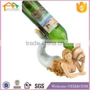 Factory Custom made best home decoration gift polyresin resin naked woman wine bottle holder