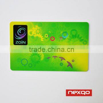 Blank Plastic CR80 Hico Magnetic Card With Barcode
