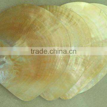 Polished raw yellowlip mother of pearl shells for sale