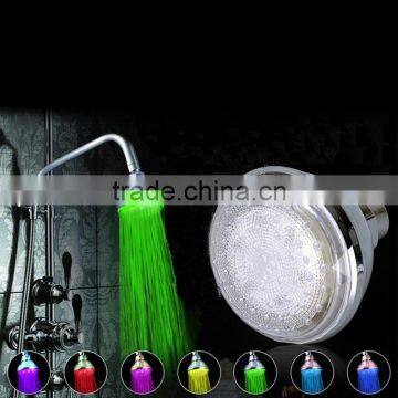 Colorful Head Home Bathroom 7 Colors Changing LED Shower Water Glow Light