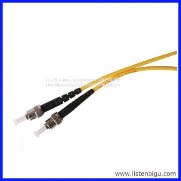 ST Duplex Patch Cord,ST Single-Mode Duplex Fiber Optic Patch Cord with good quality