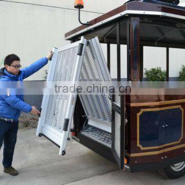 Outdoor Kids Riding Amusement Park Tourist Trackless Train