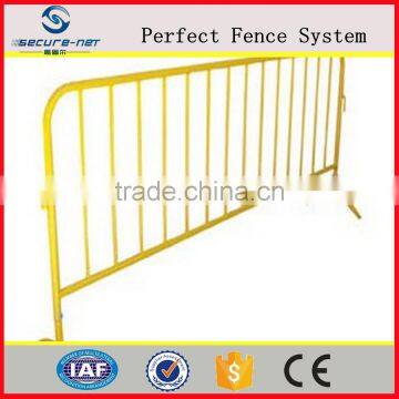 Crossing safety barrier for stage traffic security