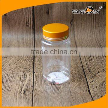 Clear 100ml PET Plastic Medicine Bottle With Golden Screw Lid photo-5