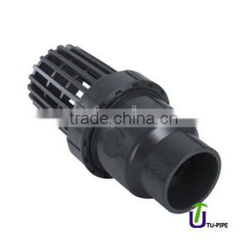 UPVC Single union bottom valves DIN PN10/union bottom valves