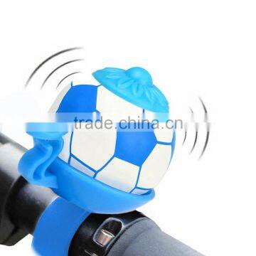 3 Colors Football Bike Bell Bicycle Horn Loud Road MTB Bike Horn Soccer Bicycle Bell Handles Ring Flexible Crisp Sound Handlebar