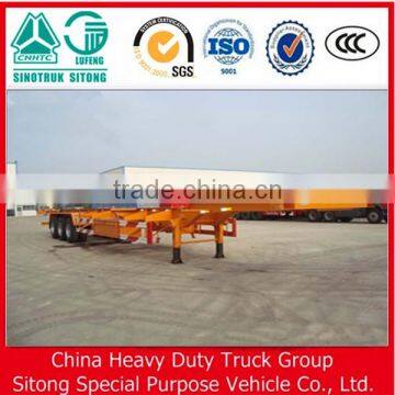 20ft Container Carrier 2 Axle Skeleton Semi Trailer for Sale photo-4