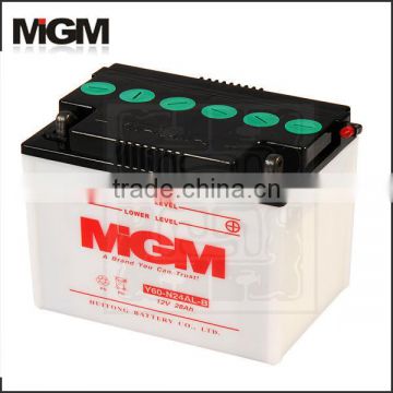 motorcycle battery Y60-N24A-B rechargeable lead acid batteries