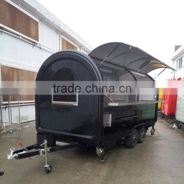 Food Cart Trailer for Sale Wood Food Food Catering Truck CE photo-3