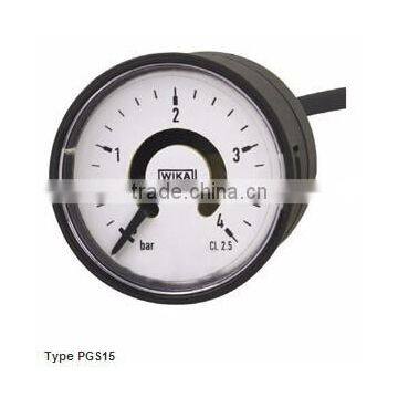 Bourdon Tube Pressure Gauges with Electronic Pressure Switch Standard Version, Cable Outlet Type PGS15