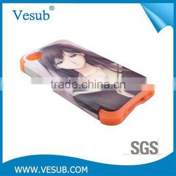 Cartoon Pattern Printing Ultra-Thin Rugged 3d Sublimation Case For IPhone 4 photo-5