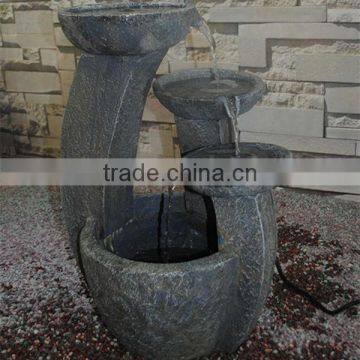 Fiberglass Urn Resin Tiered Patio Fountains