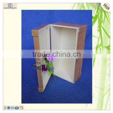 Large Craft Rectangle Storage Bamboo Plate Wooden Boxes photo-4
