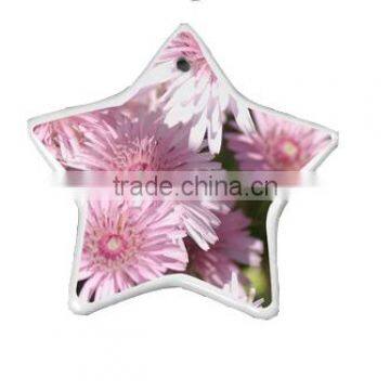 Chinese Holiday White Ornament Ceramic For Sublimation