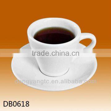 Factory Direct Wholesale Customized White Crockery Coffee Cup