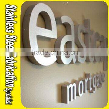 Company Advertising Metal Sign Stainless Steel Signage Letter Sign