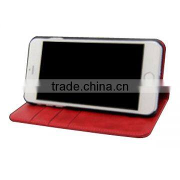 High Quality Real Leather Mobile Phone Leather Case, Multifunction Flip Stand With Card Slot Wallet Flip For IPhone6 photo-3