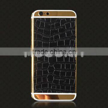 2016 For IPhone 6S/6s Plus Genuine Leather Gold Housing,Leather Gold Housing for IPhone,leather Housing photo-6