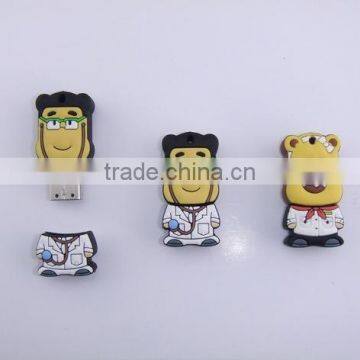 Exquisite Turtle Shaped Custom 8GB 3d Silicone USB Flash Drives