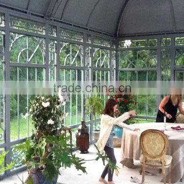 Manufacturer of Durable and High Quality Galvanized Steel Frame Garden Greenhouse for Sale With Glass / Green House for Garden photo-2