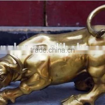 Cast bronze bull sculpture ,bronze animal sculptures